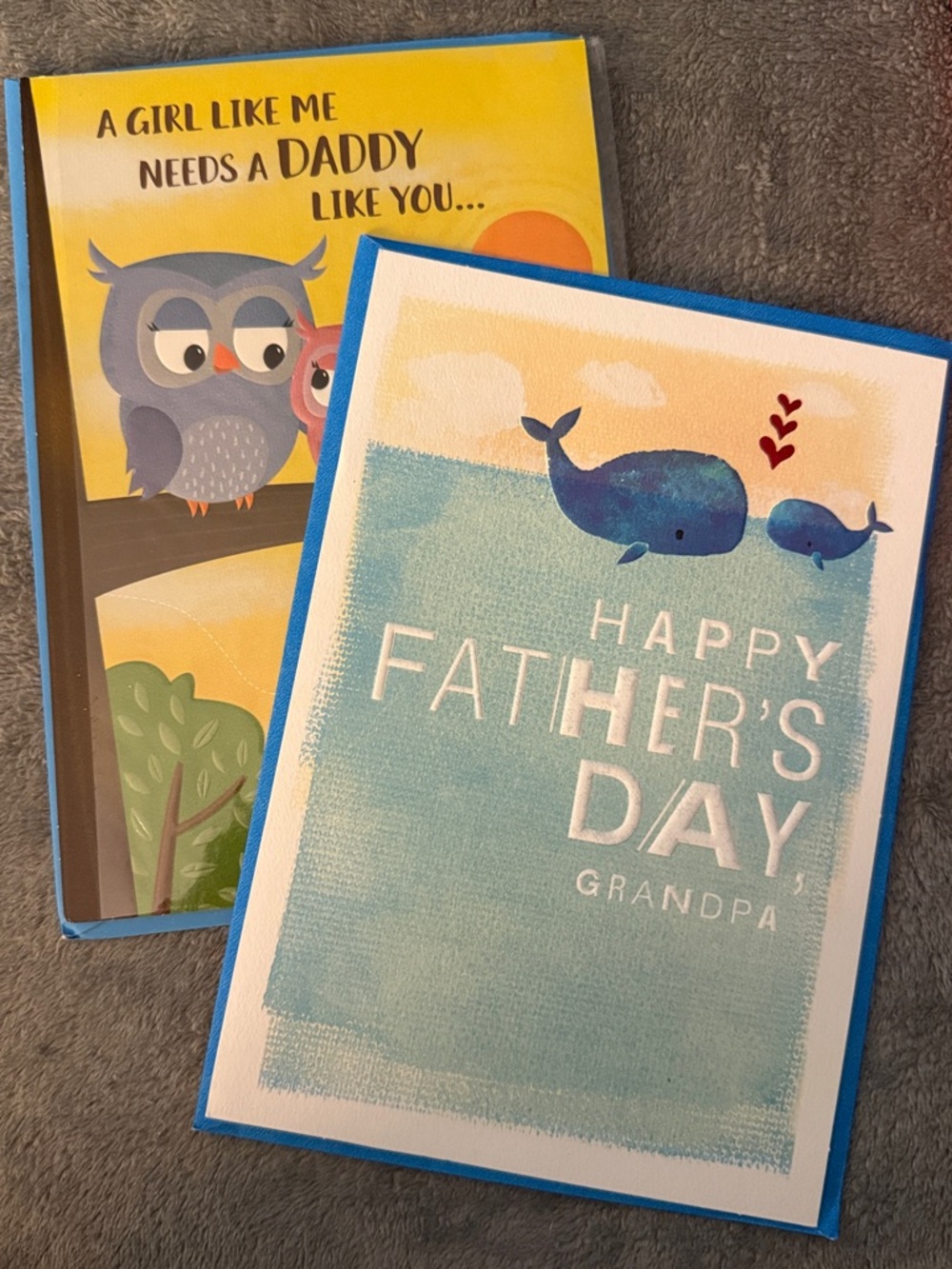 🌻 Bundle of 2 Hallmark Father’s Day from Daughter and to Grandpa Cards